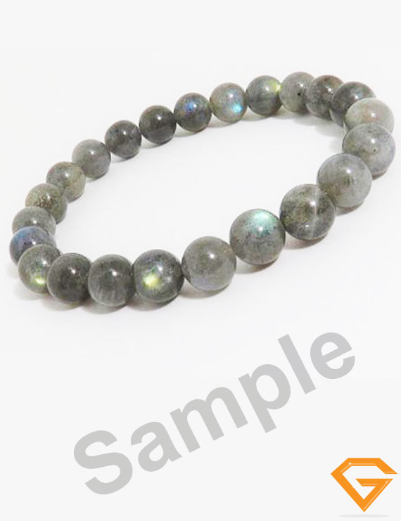 Natural Labradorite Stone Bracelet 8 mm